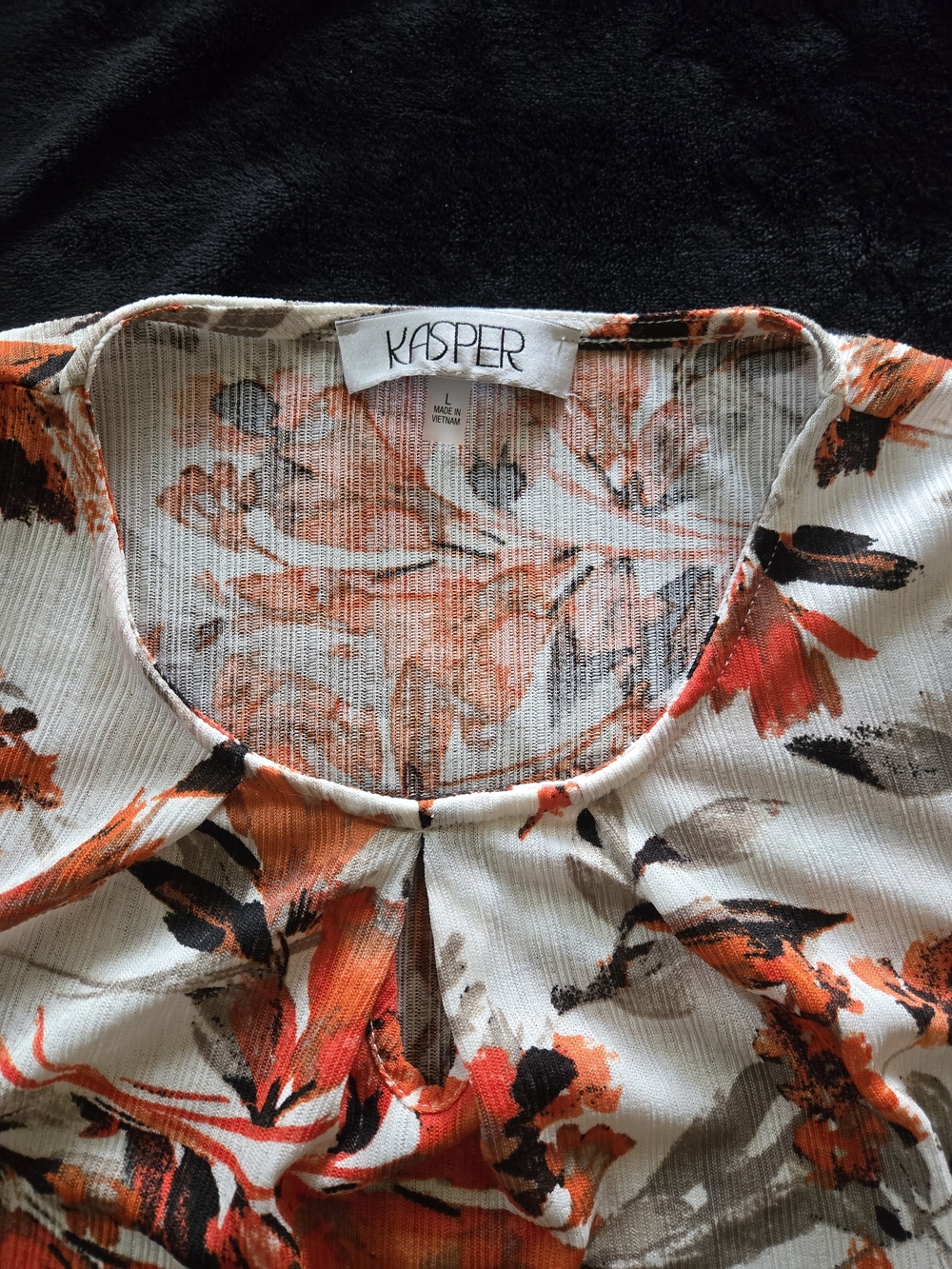 Kasper Floral Sleeveless Camisole - Picture 2 of 3